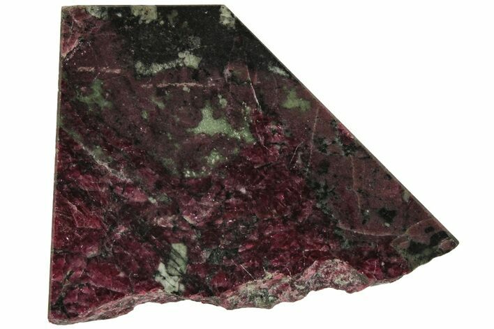 Polished Eudialyte Slice - Kola Peninsula, Russia #208448